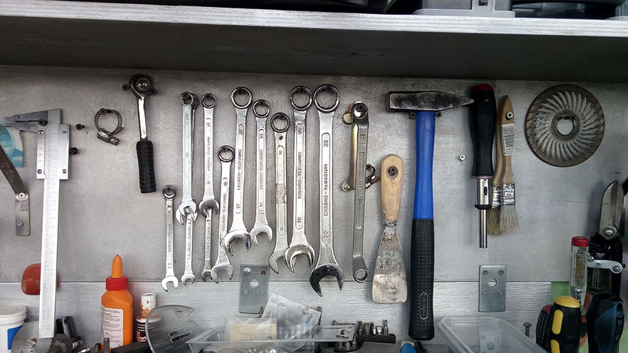 Базовый набор инструментов для каждого мужчины ключи