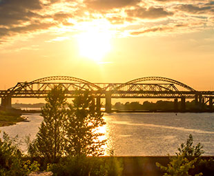 Борский мост Нижнего Новгорода. Каскад из трёх мостов через Волгу