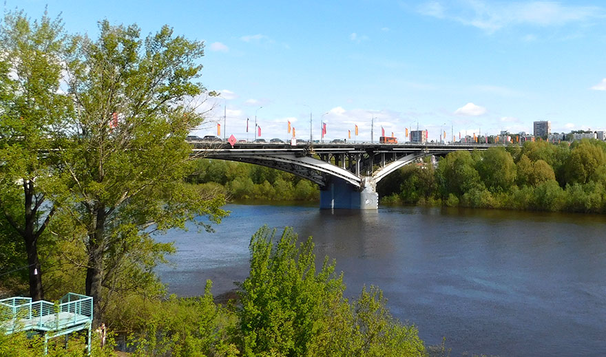 Канавинский мост Нижнего Новгорода. История первого городского моста - изображение