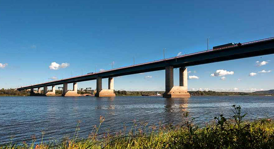 Стригинский мост Нижнего Новгорода. Часть Южного обхода - изображение