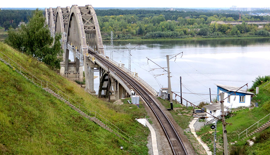 Сартаковский мост Нижний Новгород жд