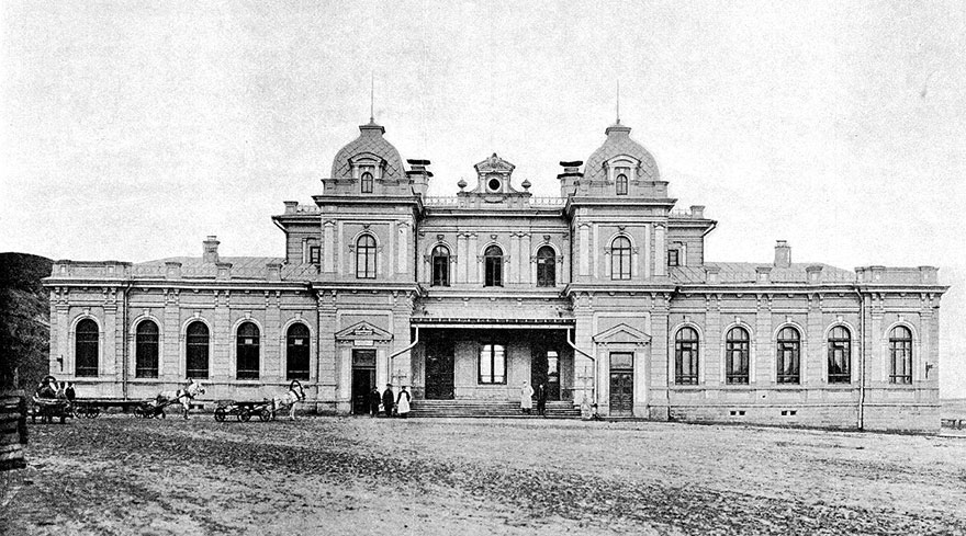 Ромодановский вокзал фасад здания