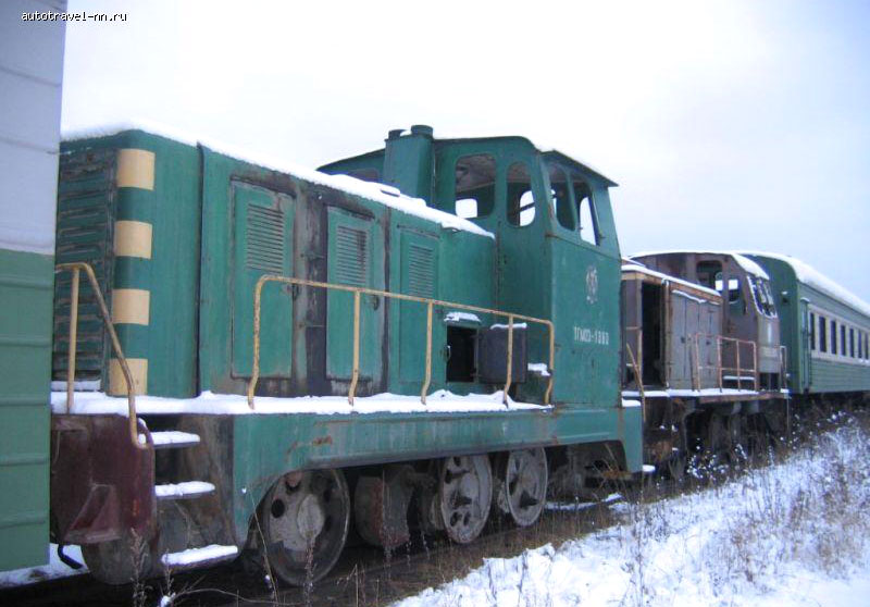 Отстойник старых вагонов ГЖД в Нижнем Новгороде