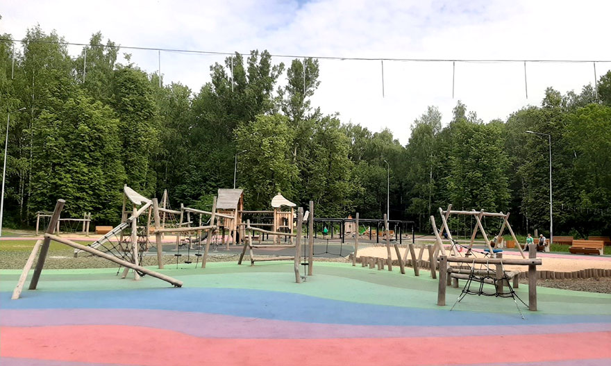Нижний Новгород Парк Дубки - детские площадки