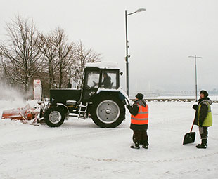 Нижний Новгород опять неожиданно засыпало снегом