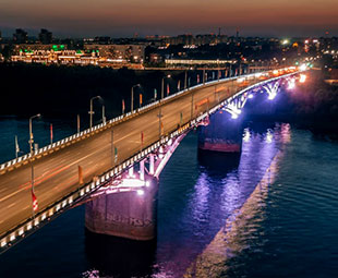 Канавинский мост Нижнего Новгорода теперь будет подсвечиваться другой подсветкой