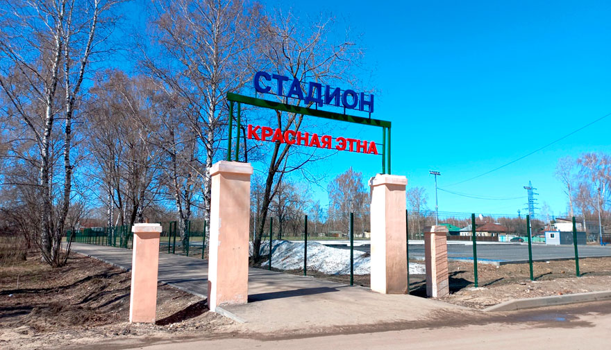 стадион «Красная Этна» ворота